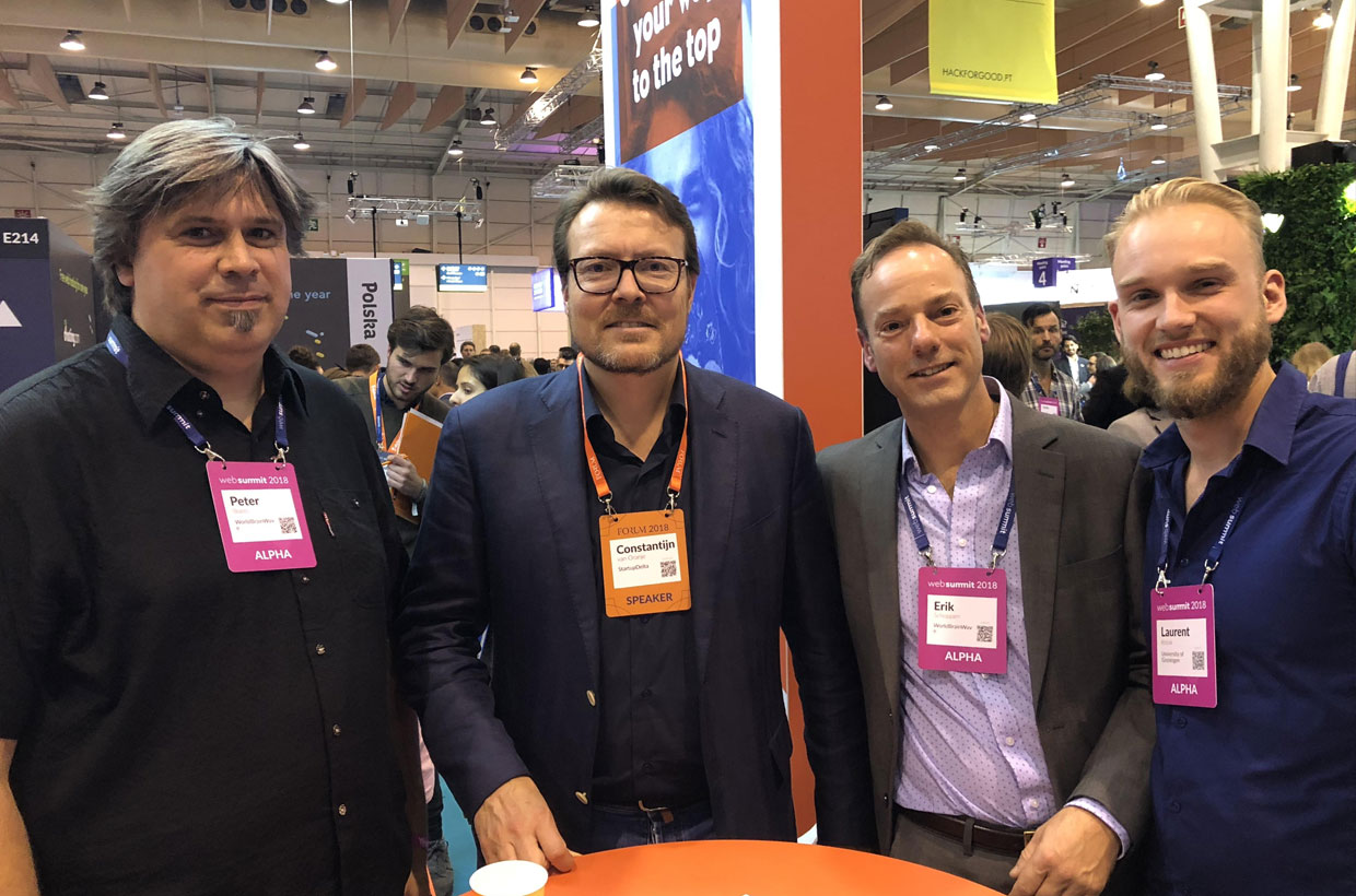 WBW on WEB SUMMIT 18 team with Prince Constantijn van Oranje